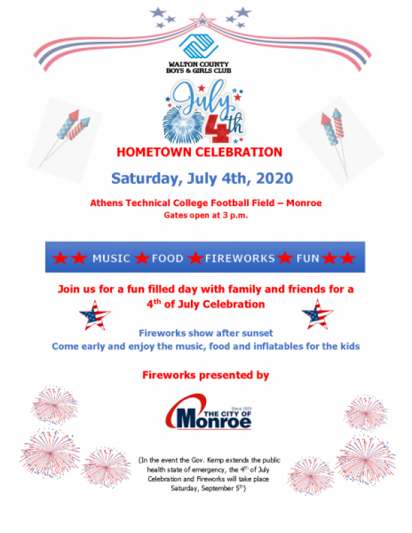 fourth of july celebration in monroe 4th july